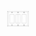 Leviton Wallplates 3 Gang Dec Wlplt Nylon La 80411-NT